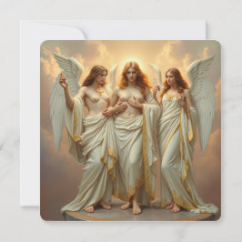 „Die drei heiligen Schutzengel“ Julkort