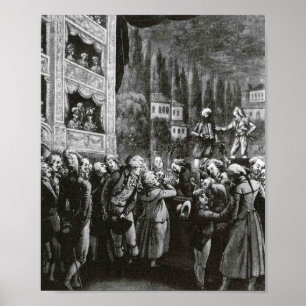 Die Entführung aus dem Serail Oper Amadeus Mozart Poster