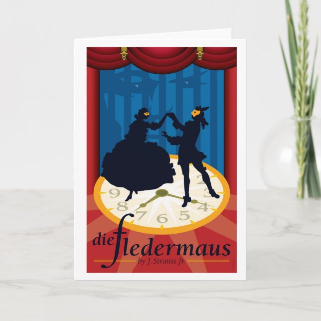 Die Fledermaus, Opera Kort (Framsida)