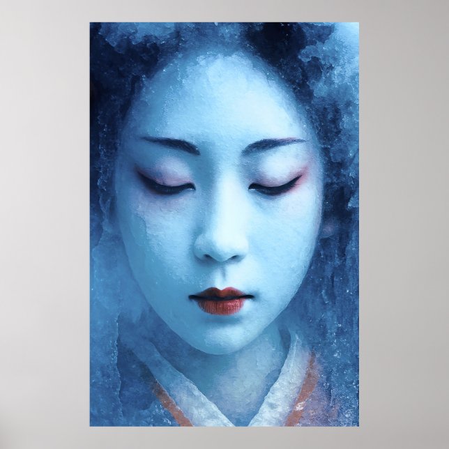Die Geisha im Eis - Expressiv Poster (Framsidan)
