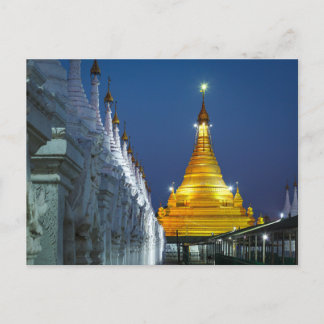 Die Goldenen Pagoden von Mandalay Postkarte Vykort
