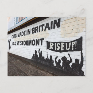 Die Graffiti in Belfast Irland Vykort