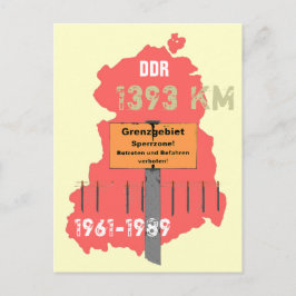 Die Grenze der DDR Vykort
