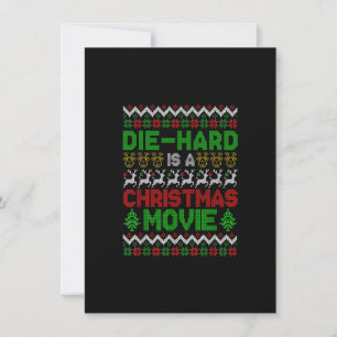 Die-Hard är en julfilm som är fin och vacker jul Inbjudningar