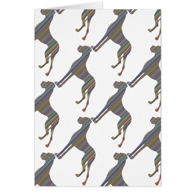 Die Liniendogge Hälsningskort (Framsidan)