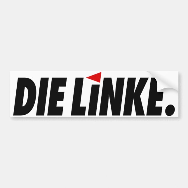 Die Linke Logotyp Bildekal (Framsidan)