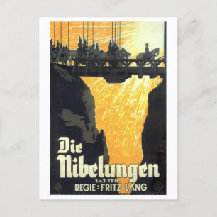 Die Nibelungen Opera 1924 Film Vykort