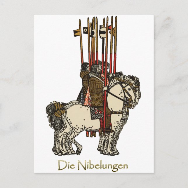 Die Nibelungen Vykort (Framsida)