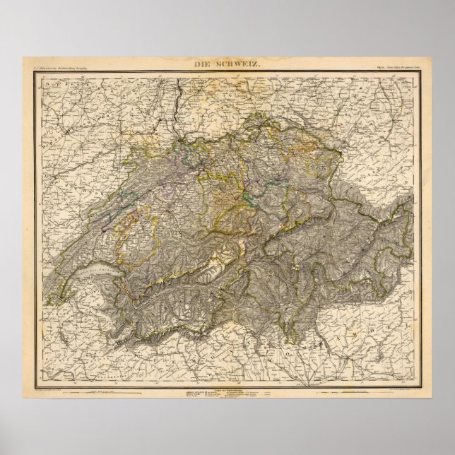 Die Schweiz Poster (Framsidan)