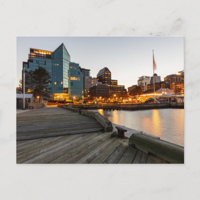 Die Skyline von Halifax in Kanada Postkarte Vykort (Framsida)