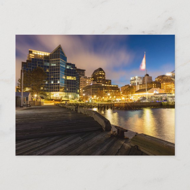 Die Skyline von Halifax in Kanada Vykort (Framsida)