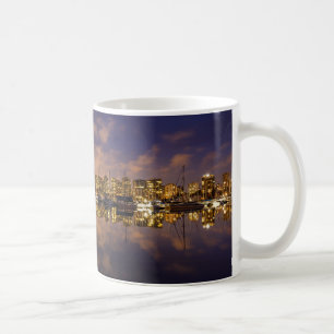 Die Skyline von Vancouver in Kanada Kaffemugg