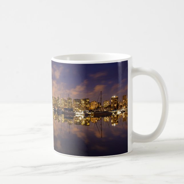 Die Skyline von Vancouver in Kanada Kaffemugg (Höger)