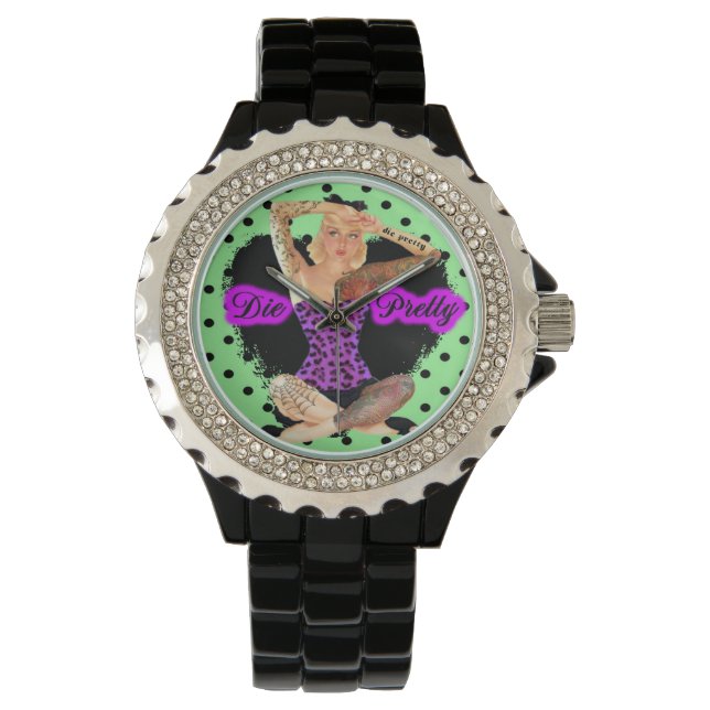 Die Söt Pinup Watch Armbandsur (Framsida)