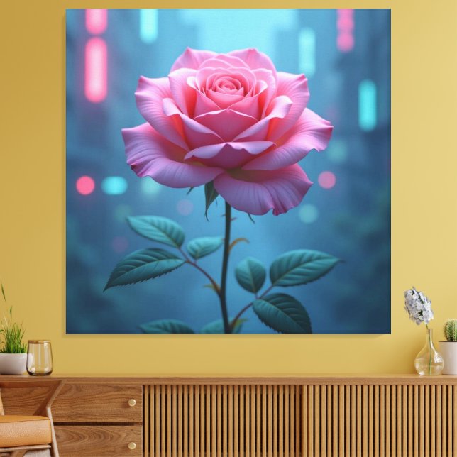 „Die Sprache der Rose – Symbol der Liebe“ Canvastryck (Insitu (Vardagsrum))