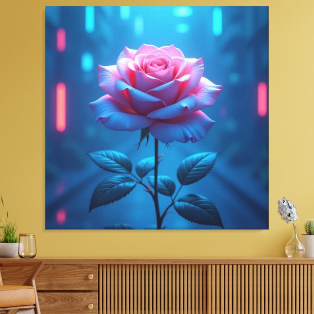 „Die Sprache der Rose – Symbol der Liebe“ Canvastryck (Insitu (Vardagsrum))