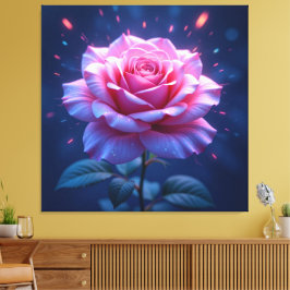 „Die Sprache der Rose – Symbol der Liebe“ Canvastryck