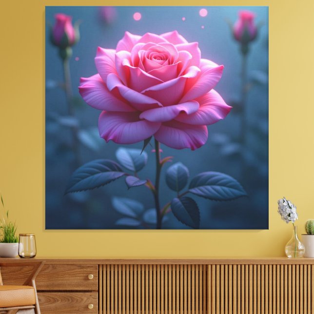 „Die Sprache der Rose – Symbol der Liebe“ Canvastryck (Insitu (Vardagsrum))