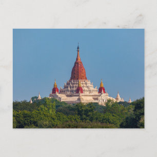Die Tempel von Bagan i Myanmar Postkarte Vykort