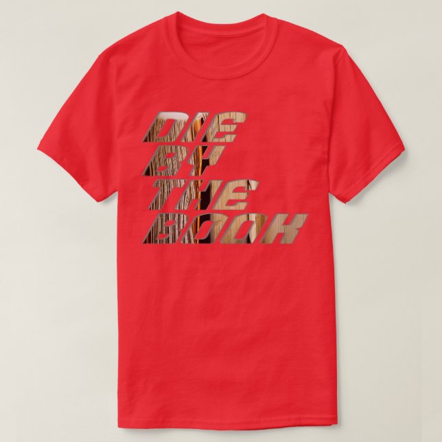 Die vid bok t shirt (Design framsida)