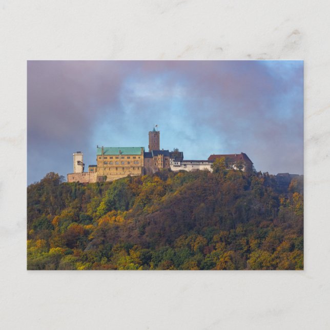 Die Wartburg bei Eisenach Postkarte Vykort (Framsida)