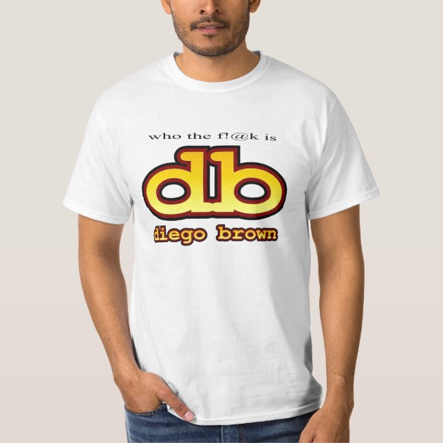 DIEGO BRUN WHO? T-SHIRT (Framsida)
