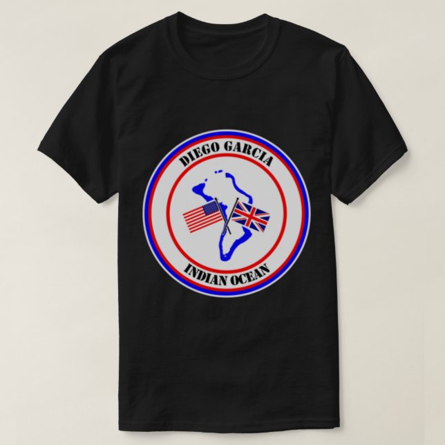 Diego Garcia Indian Ocean T Shirt (Design framsida)