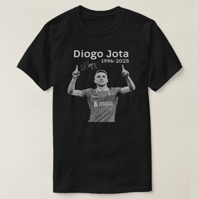 Diego Jota in Memory , Diogo R.I.P Shirt, Diogo Le T Shirt (Design framsida)