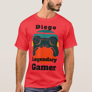 Diego Legendary Gamer Video Game Player-styrenhet T Shirt
