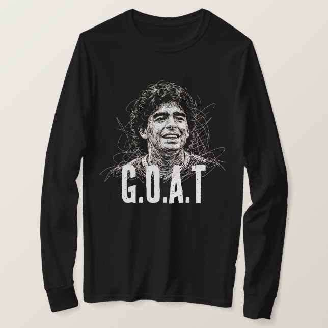 Diego Maradona den störste T Shirt (Design framsida)