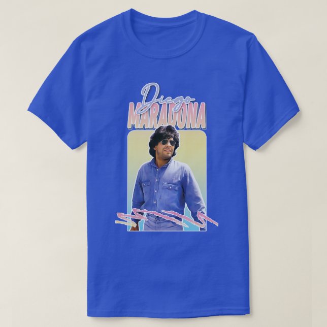Diego Maradona Retro 90s Aesthetic 1 T Shirt (Design framsida)