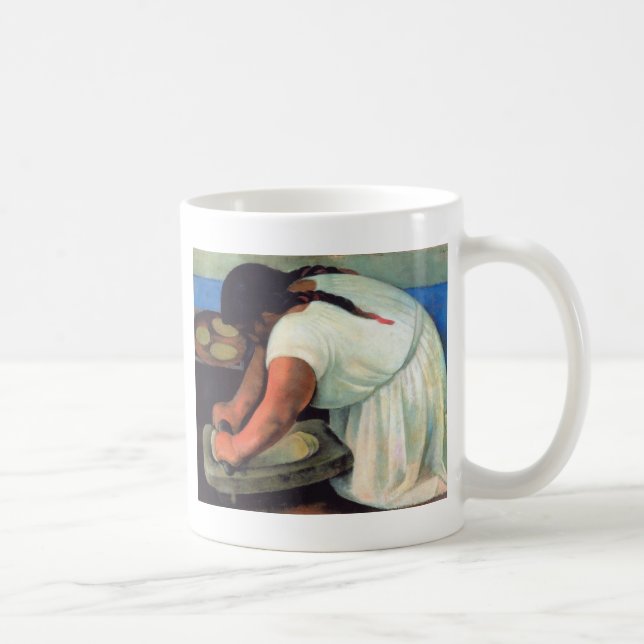 Diego Rivera - La Molendera, 1923 Kaffemugg (Höger)