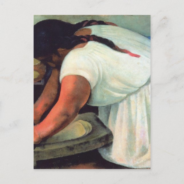 Diego Rivera - La Molendera, 1923 Vykort (Framsida)