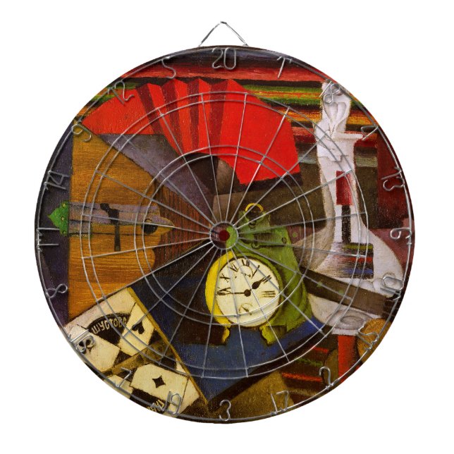 Diego Rivera The Alarm Clock Surrealism Konst Darttavla (Framsidan)