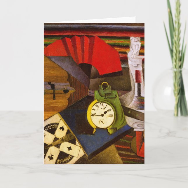 Diego Rivera, Väckarklockan, Kort (Framsida)