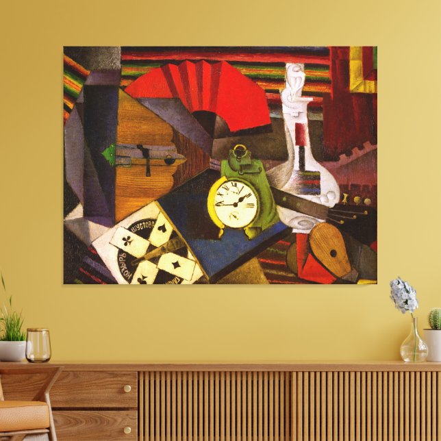 Diego Rivera Väckarklockan Surrealism Konst Canvastryck (Insitu (Vardagsrum))