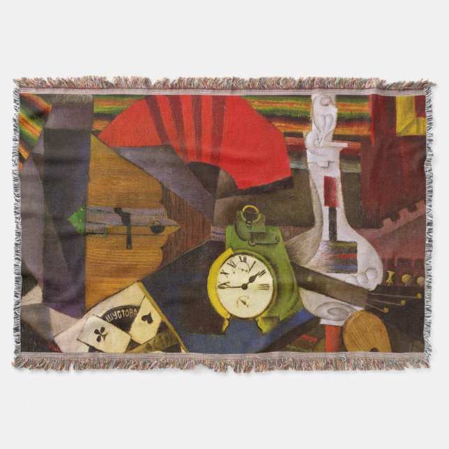 Diego Rivera Väckarklockan Surrealism Konst Filt (Framsidan)