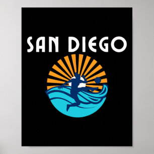 Diego San Fotboll Fan Stöd Stadium Visa Din Stolth Poster