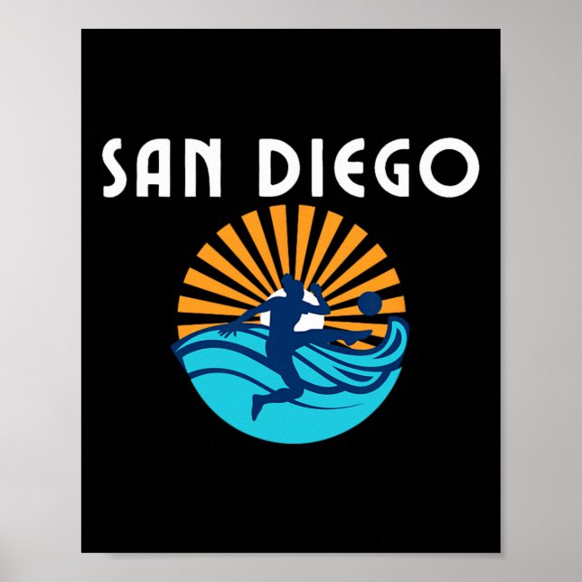 Diego San Fotboll Fan Stöd Stadium Visa Din Stolth Poster (Framsidan)