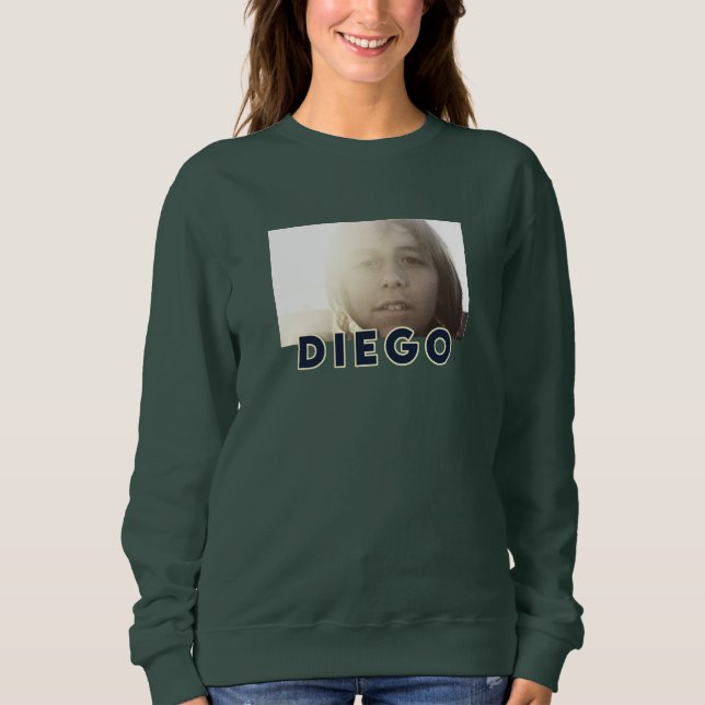 DIEGO SF-kvinnor Sweatshirt T Shirt (Framsida)