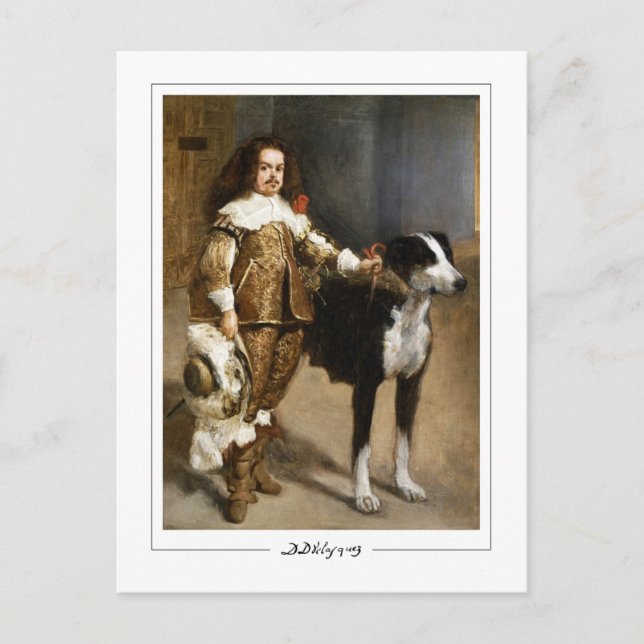 Diego Velázquez #108 - Finkonst Postkort Vykort (Framsida)