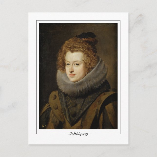 Diego Velázquez #119 - Finkonstkort Vykort (Framsida)