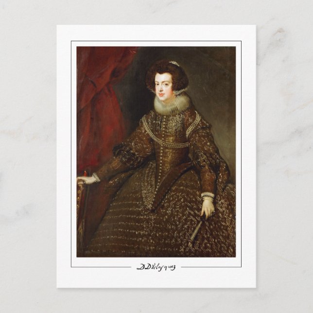 Diego Velázquez #128 - vykort för konst (Framsida)