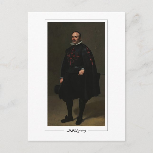 Diego Velázquez #12 - Finkonstkort Vykort (Framsida)