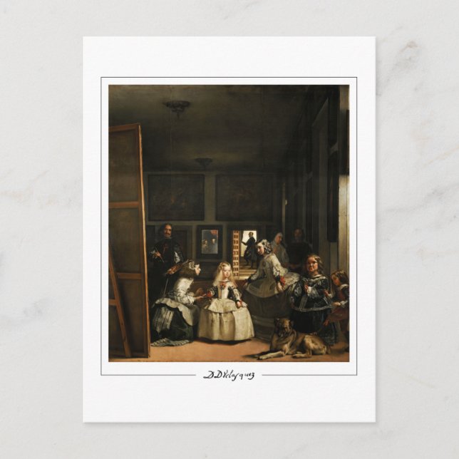 Diego Velázquez #148 - vykort för konst (Framsida)