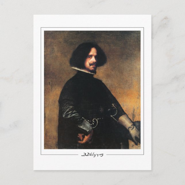 Diego Velázquez #22 - Finkonstkort Vykort (Framsida)