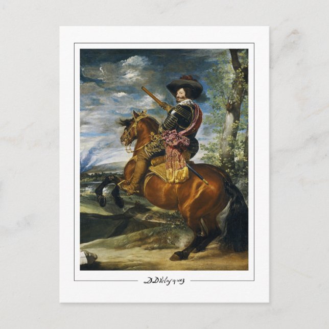 Diego Velázquez #52 - Finkonst Postkort Vykort (Framsida)