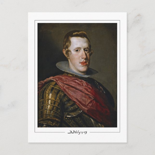Diego Velázquez #68 - Finkonst Postkort Vykort (Framsida)