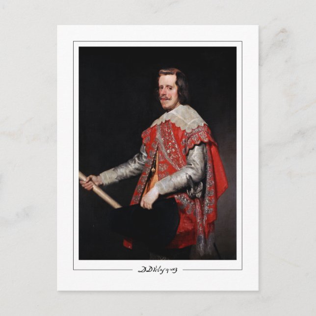 Diego Velázquez #6 - Finkonst Postkort Vykort (Framsida)