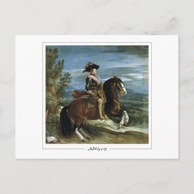Diego Velázquez #91 - Finkonst Postkort Vykort (Framsida)